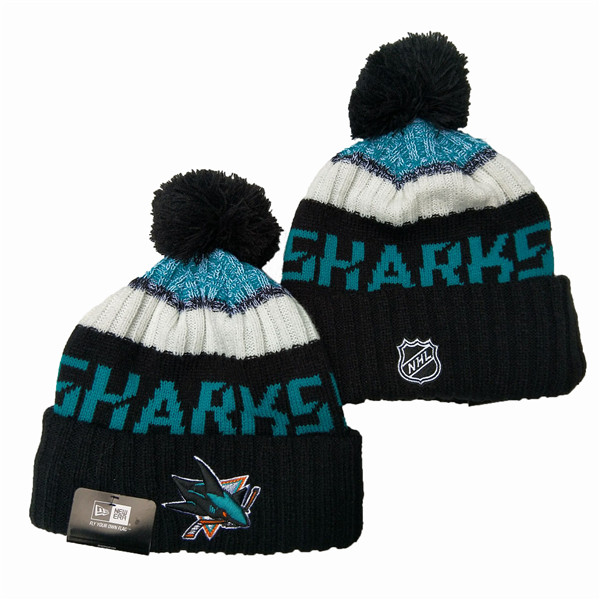 San Jose Sharks Knit Hats 003
